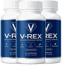 Burk med V-Rex Male Enhancement Capsules